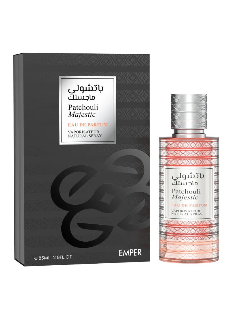 emper Patchouli Majestic Eau De Parfum For Unisex - 85 ML - Image 1